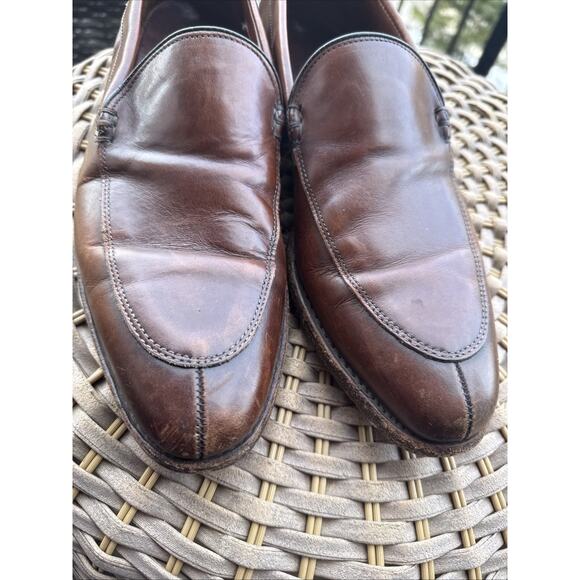 Allen Edmonds Steen Loafer Brown Leather Slip On Shoes Men\'s Size 11 B main image 15
